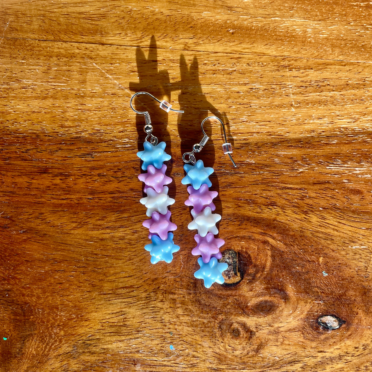 Pride Konpeito Stars | 3D Earrings