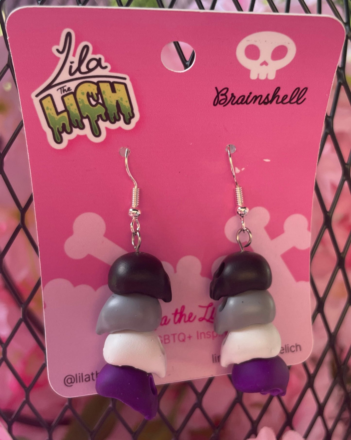 Pride Skull Earrings