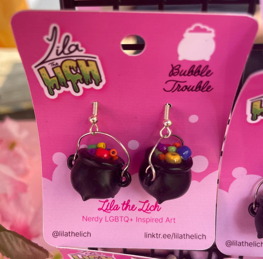 Pride Cauldron | 3D Earrings